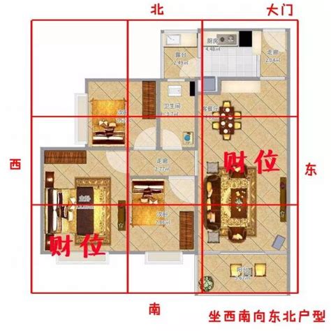 坐西南朝东北财位|坐西南向东北最佳风水布局 住宅风水分析